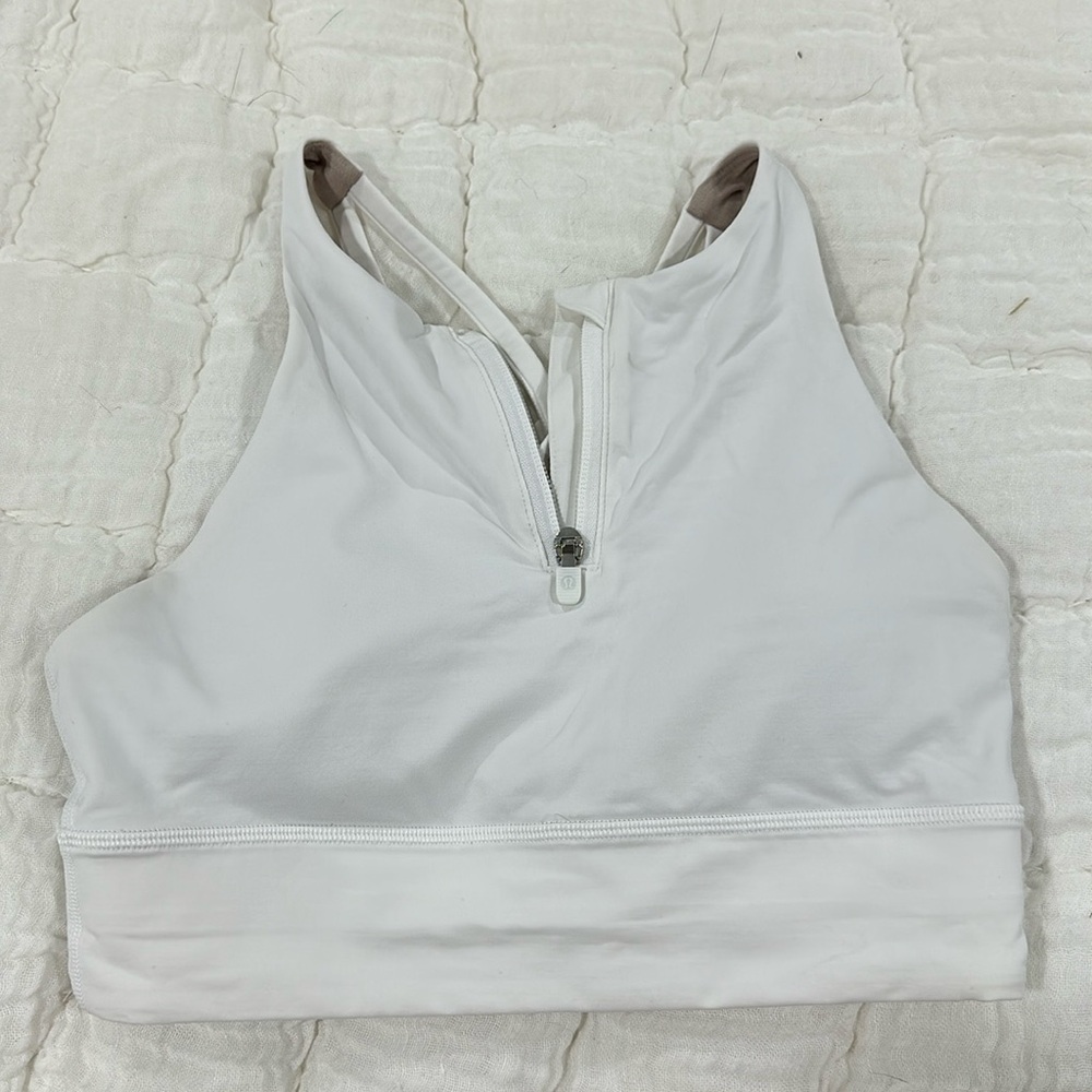 lululemon high neck with zipper energy bra
